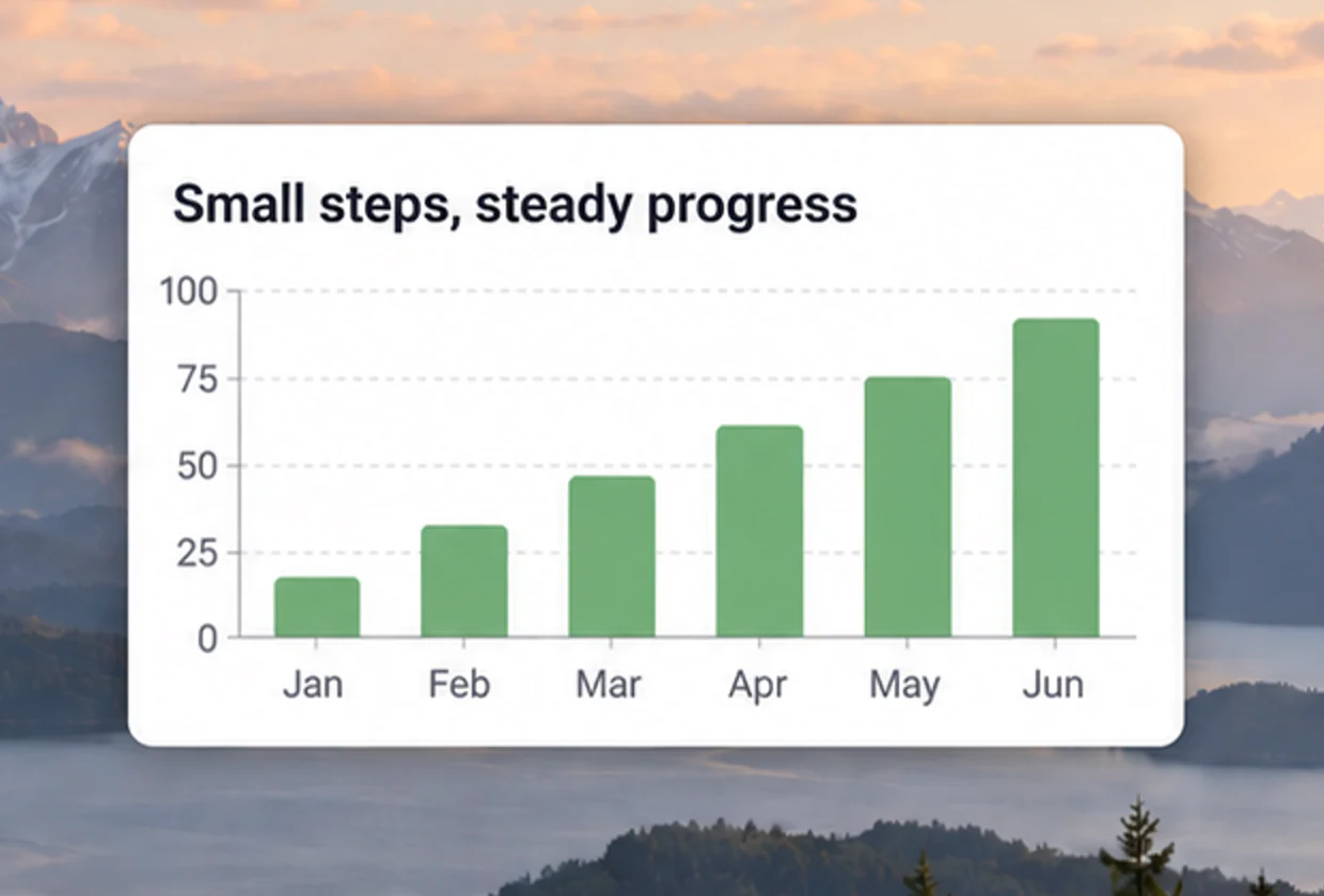A chart capture pinned on top of the desktop.